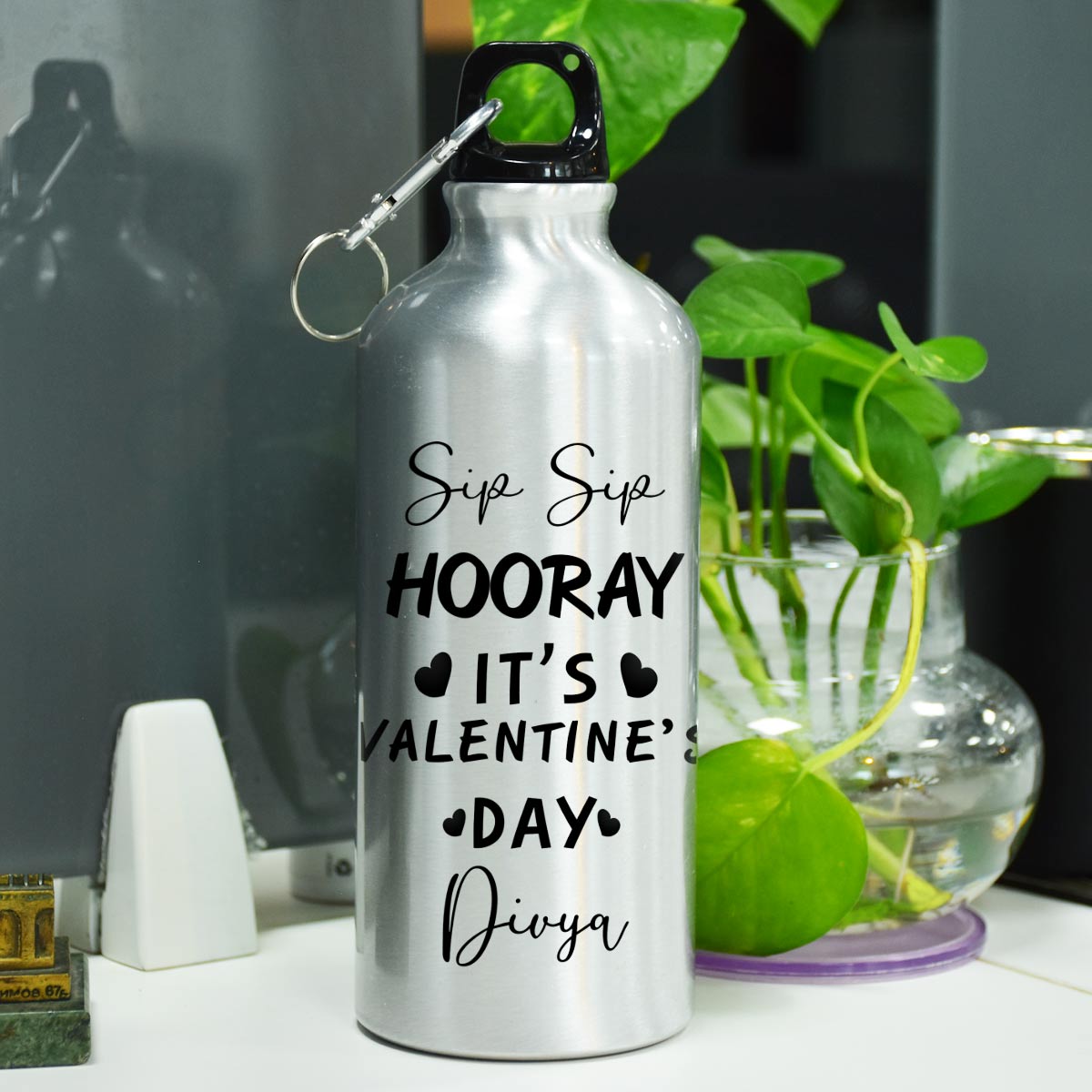 Personalized It's Valentine's Day Bottle Gift For Valentine's Day