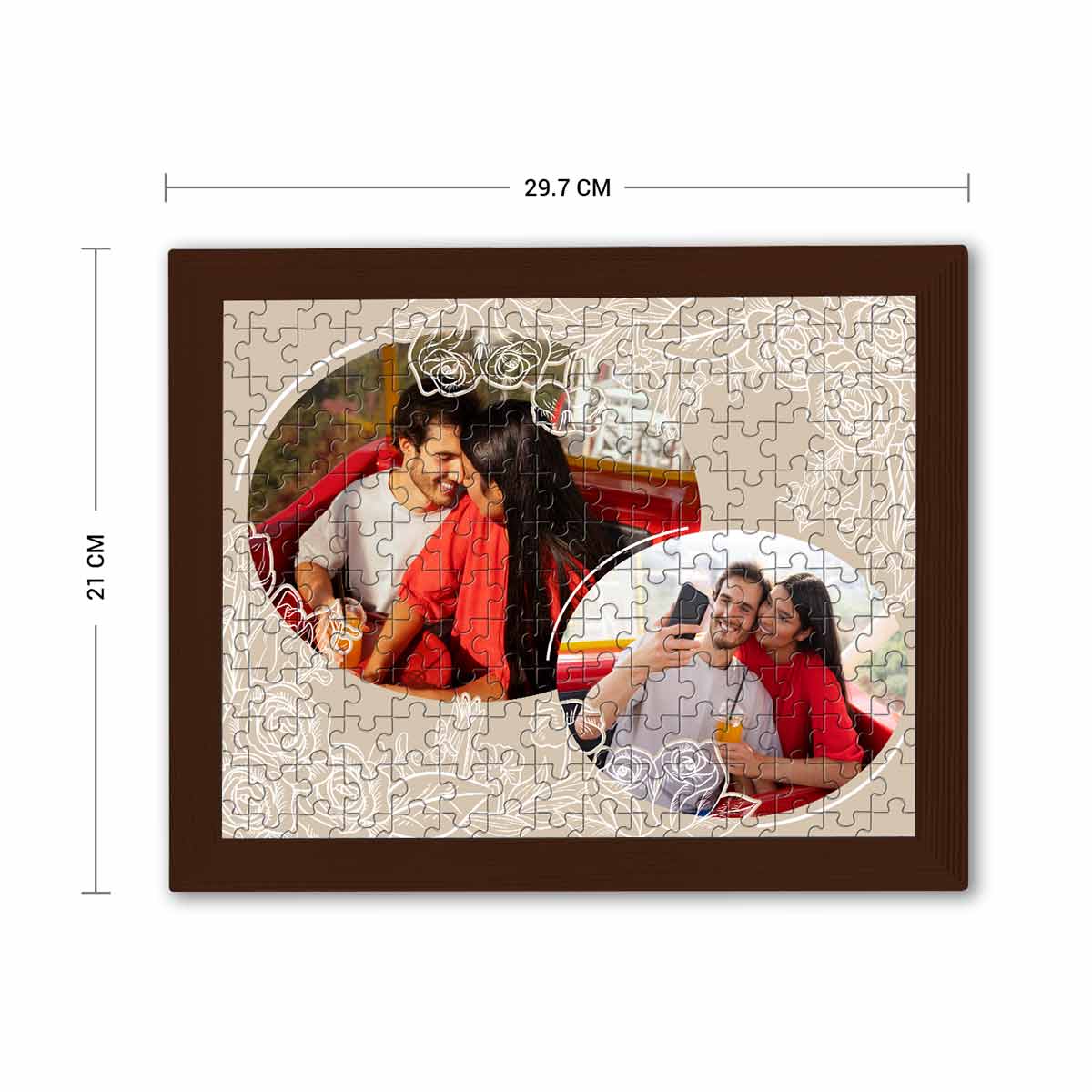 Personalized Love Story Jigsaw Puzzle Gift For Couple