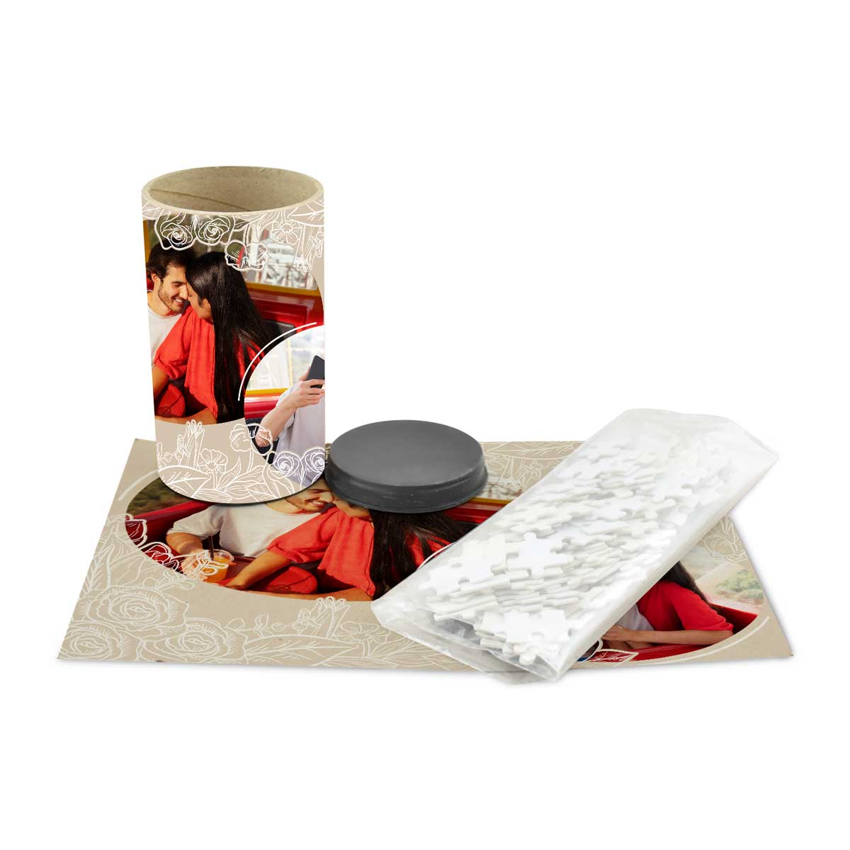 Personalized Love Story Jigsaw Puzzle Gift For Couple