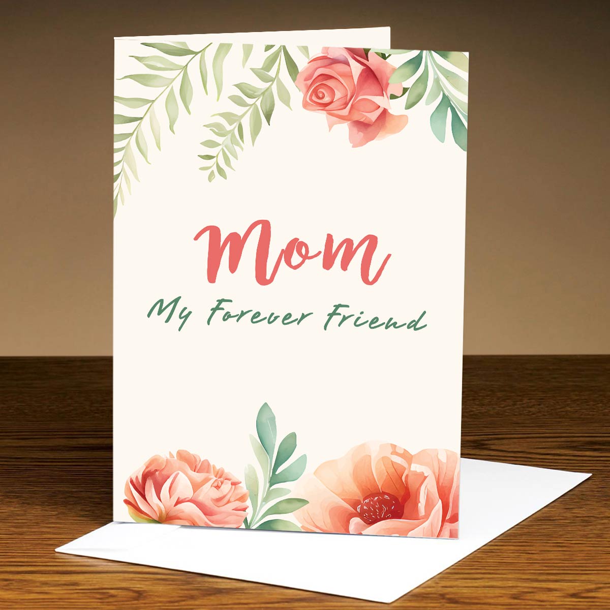 Customized Mom My Forever Friend Greeting Card For Mother's Day