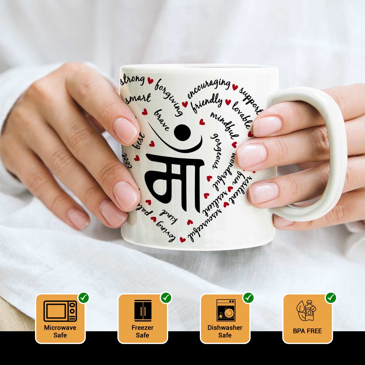 Maa Love Coffee Mug Gift For Mother's Day