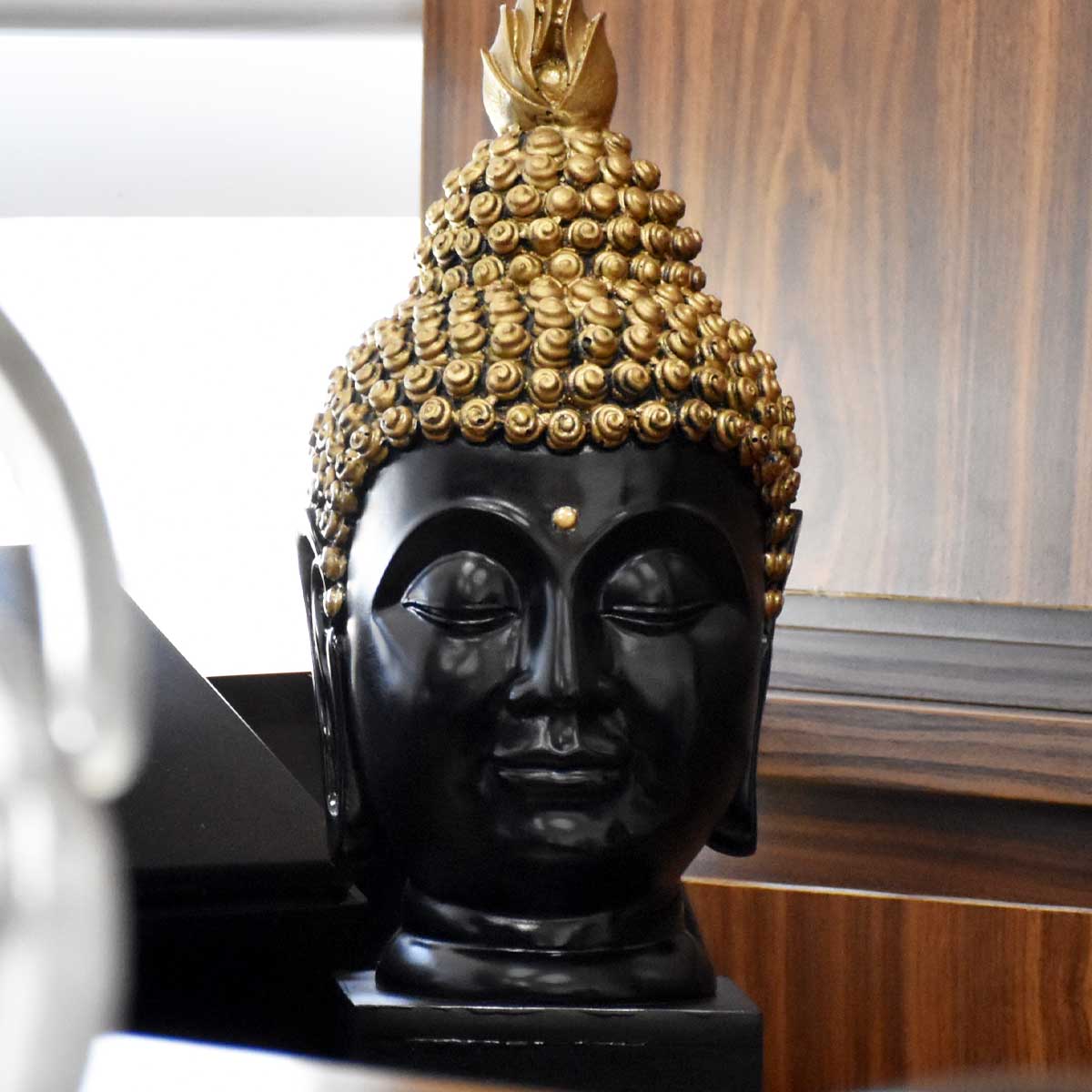 Decorative Lord Gautam Buddha Face Statue For Decor and Gifting