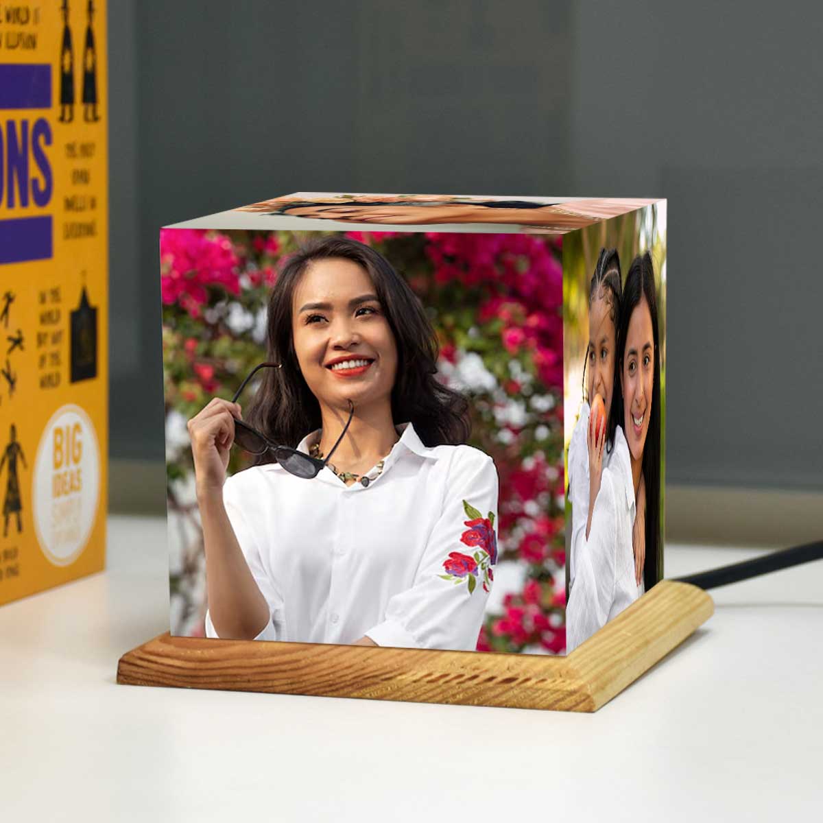 Customized Photo Cube Lamp Gift For Mother's Day