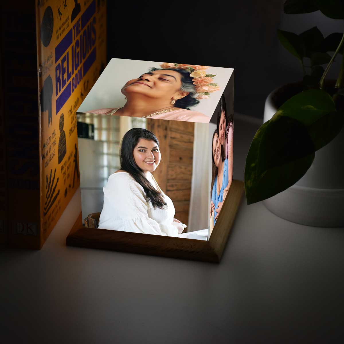 Customized Photo Cube Lamp Gift For Mother's Day