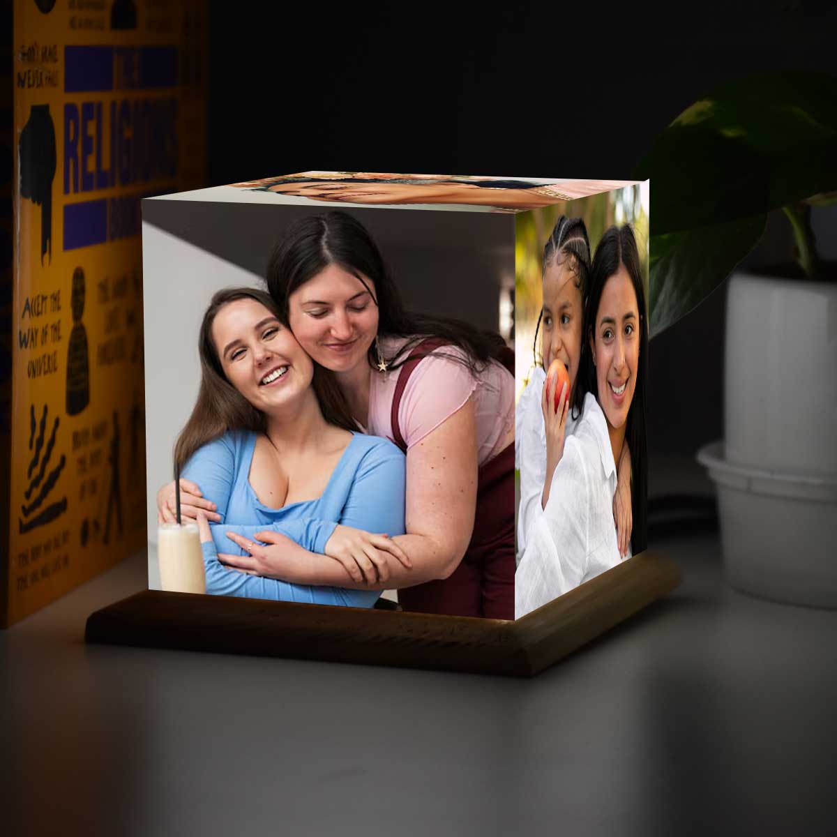 Customized Photo Cube Lamp Gift For Mother's Day