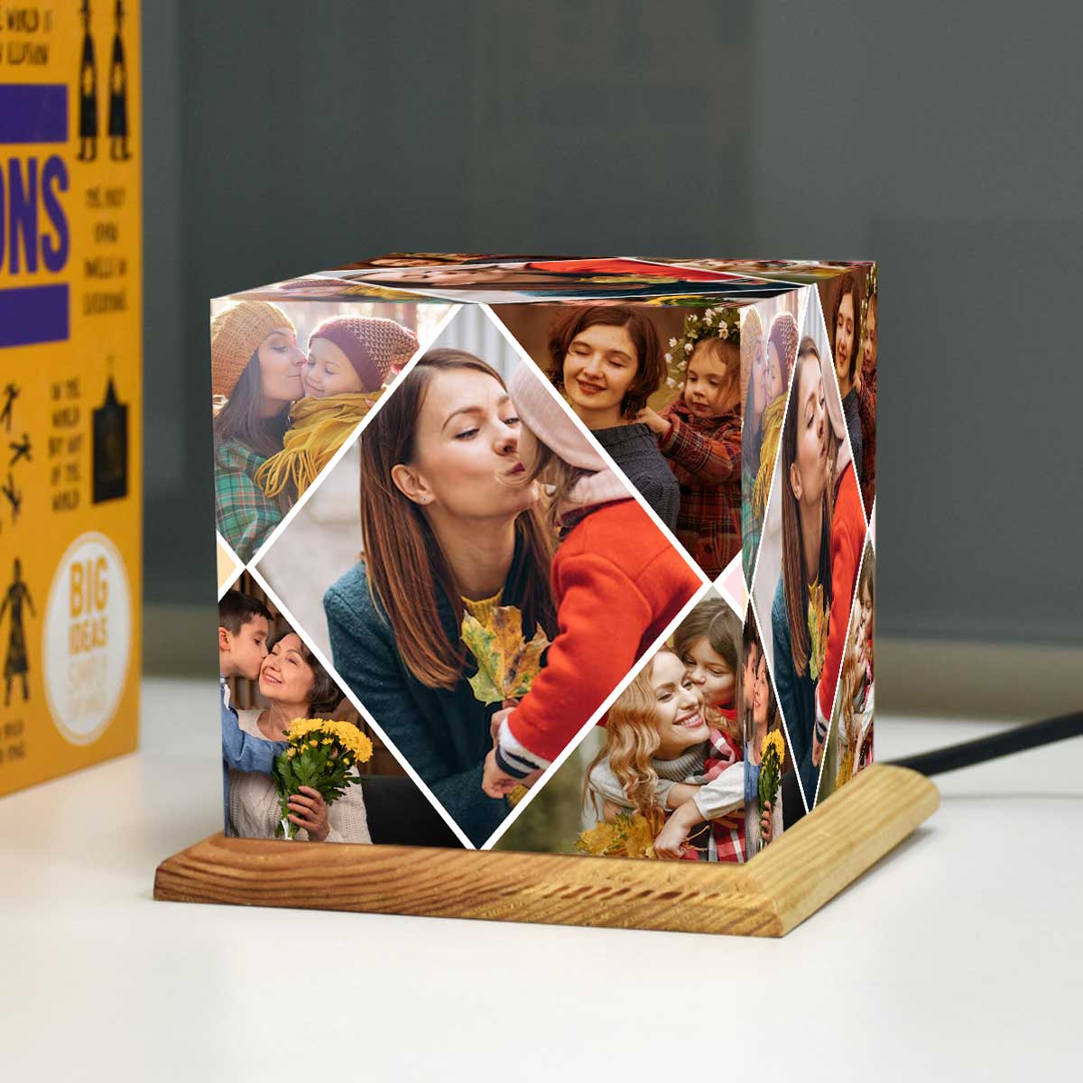Customized Photo Gallery Cube Lamp Gift For Mother's Day