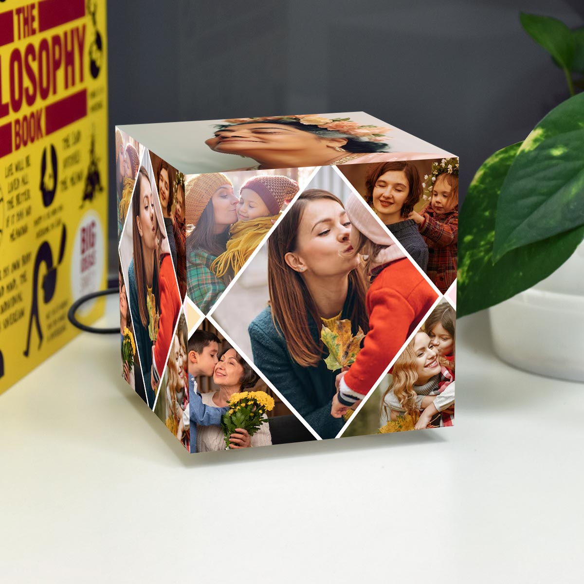 Customized Photo Gallery Cube Lamp Gift For Mother's Day