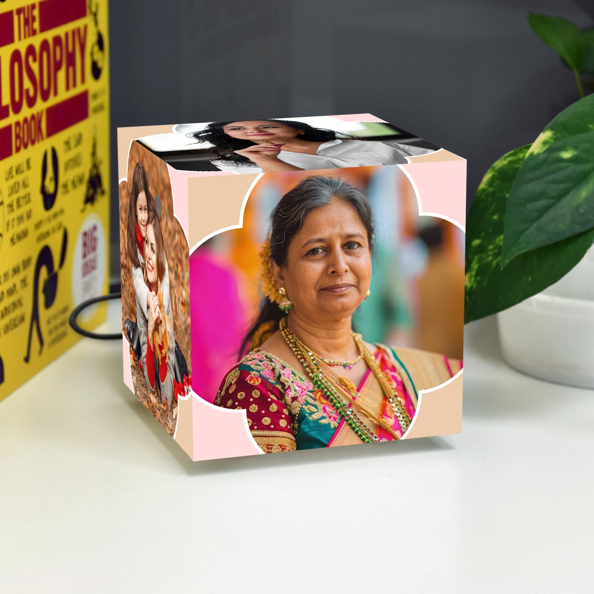 Customized Mini Photo Cube Lamp For Mother's Day