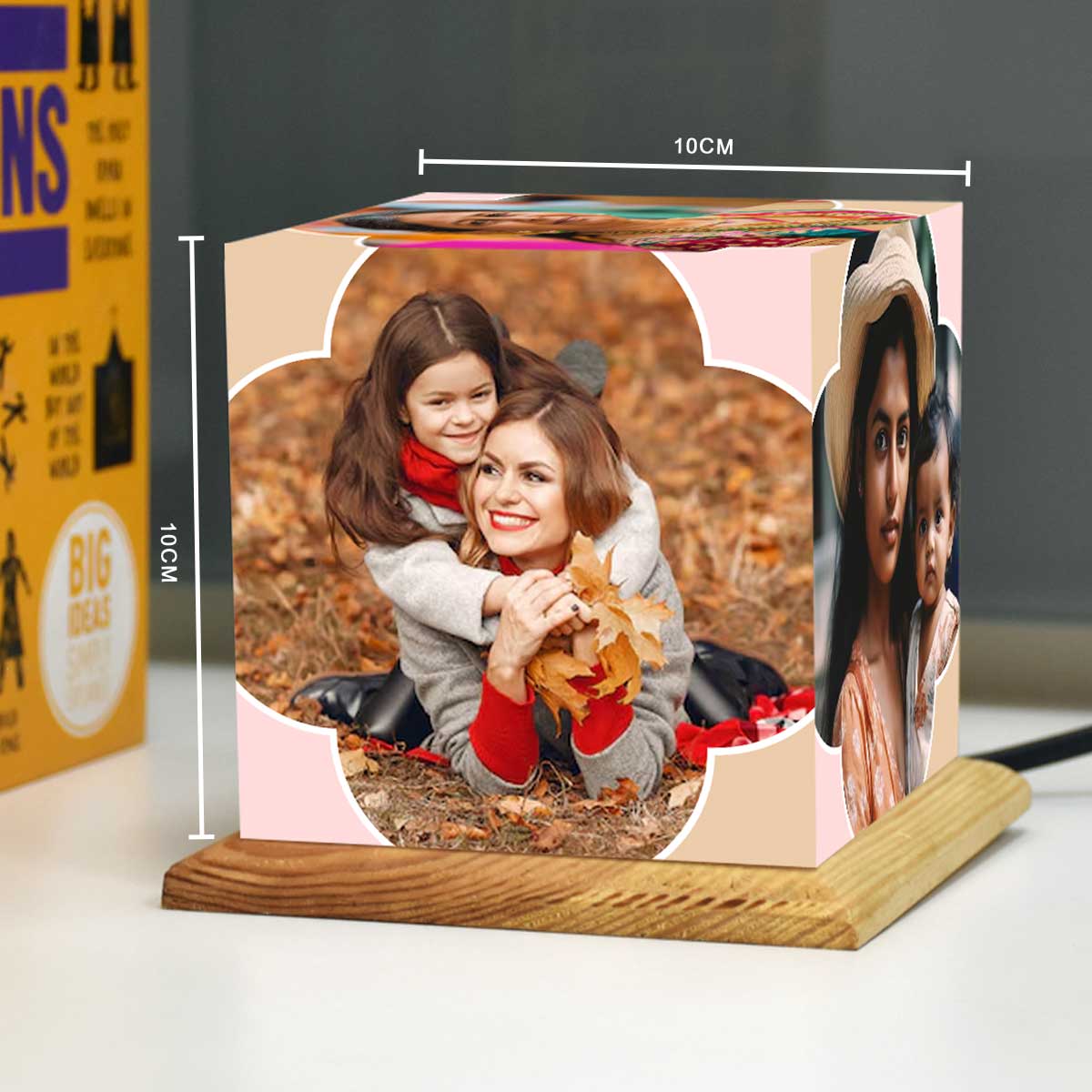 Customized Mini Photo Cube Lamp For Mother's Day