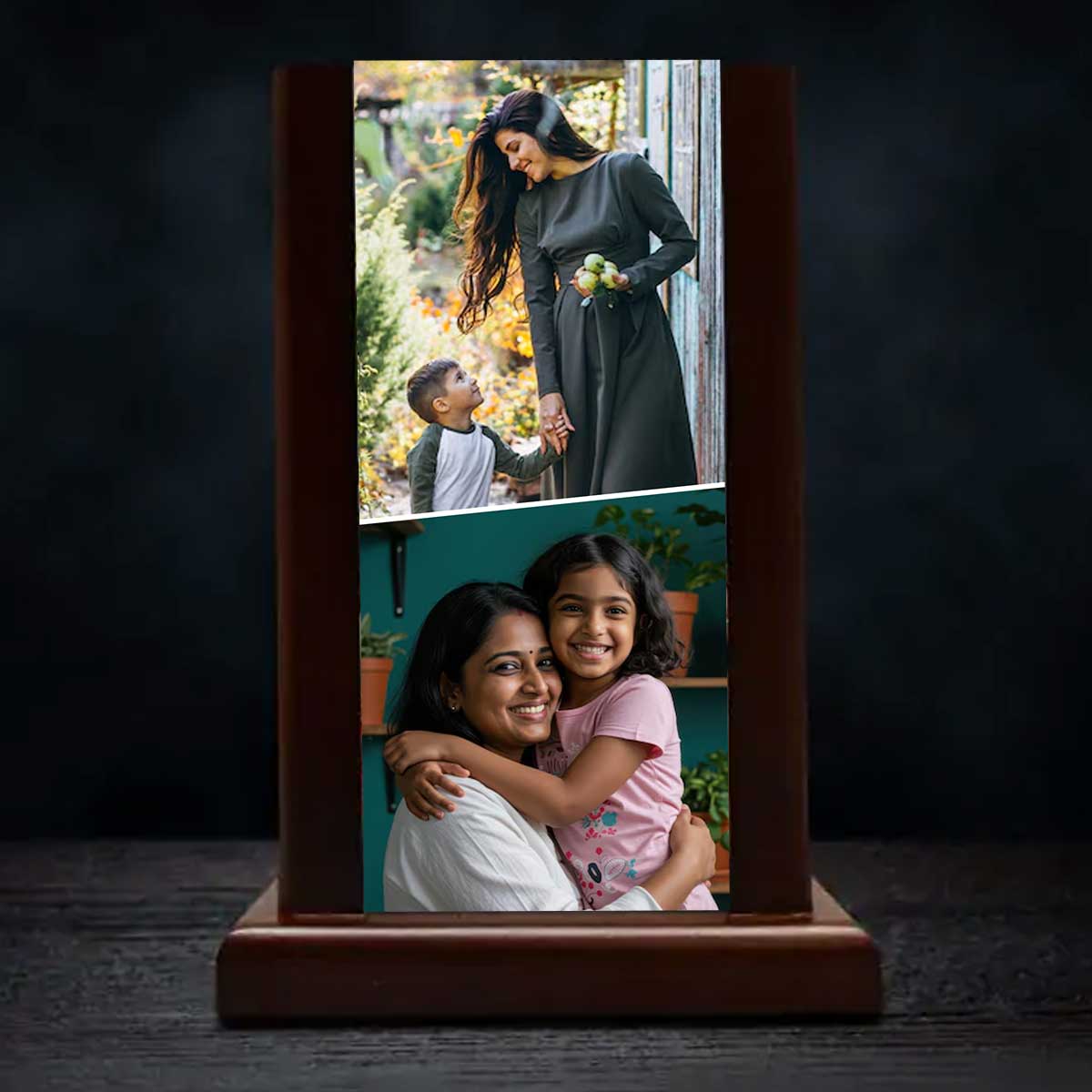 Customized Mom Light My Life Photo Table Lamp For Mother's Day