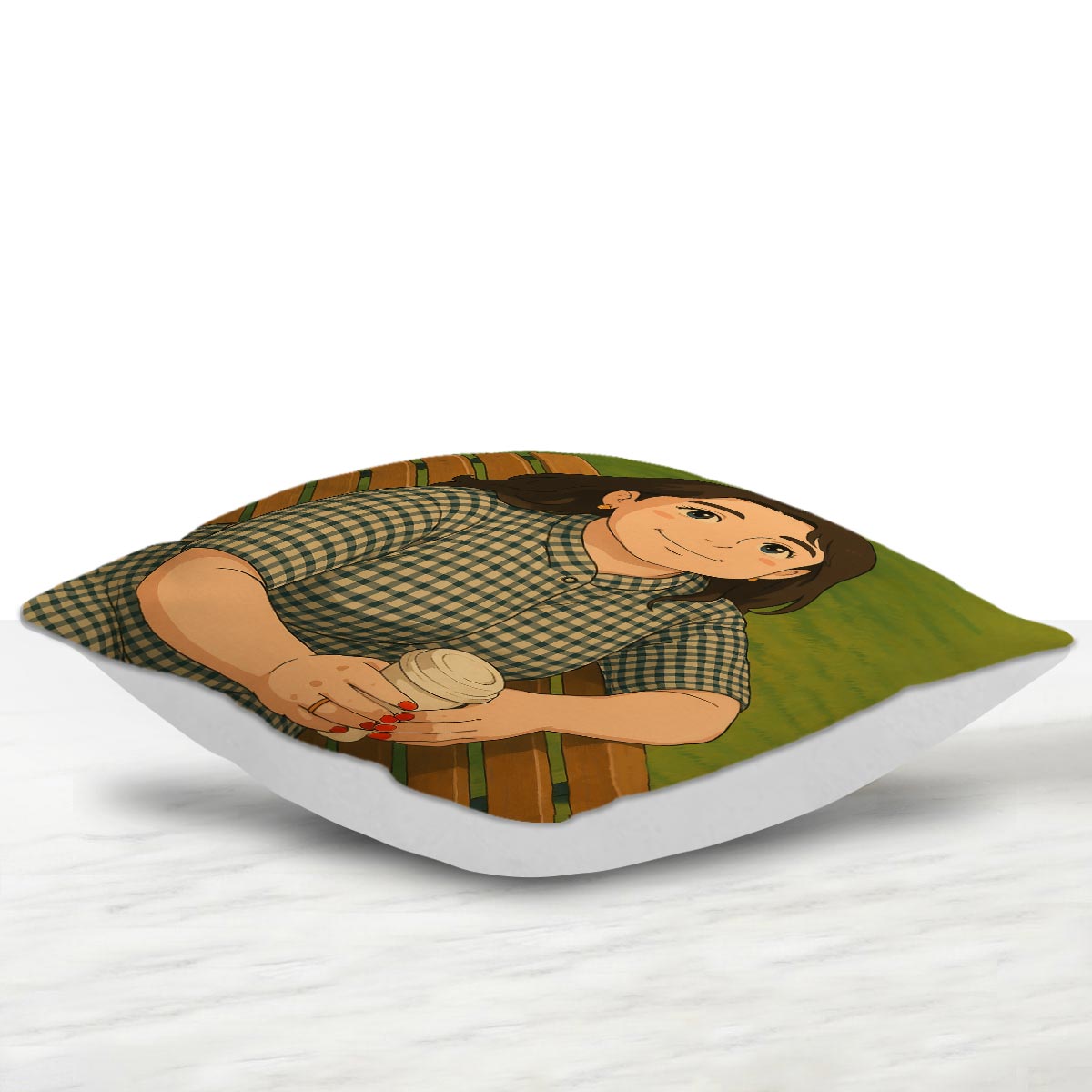 Customized Anime Ghibli Image Cushion Gift For Mom, Wife, Sister