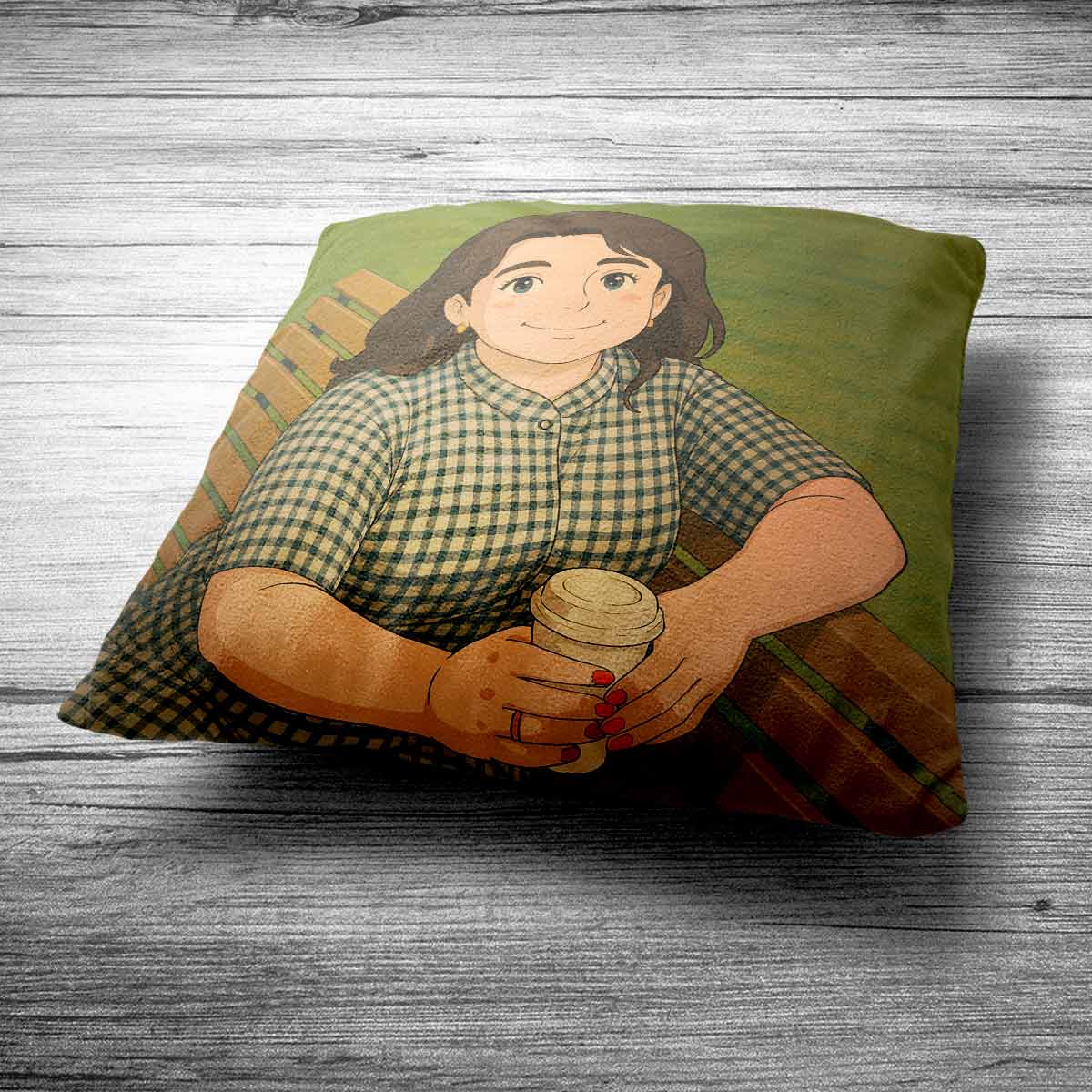 Customized Anime Ghibli Image Cushion Gift For Mom, Wife, Sister