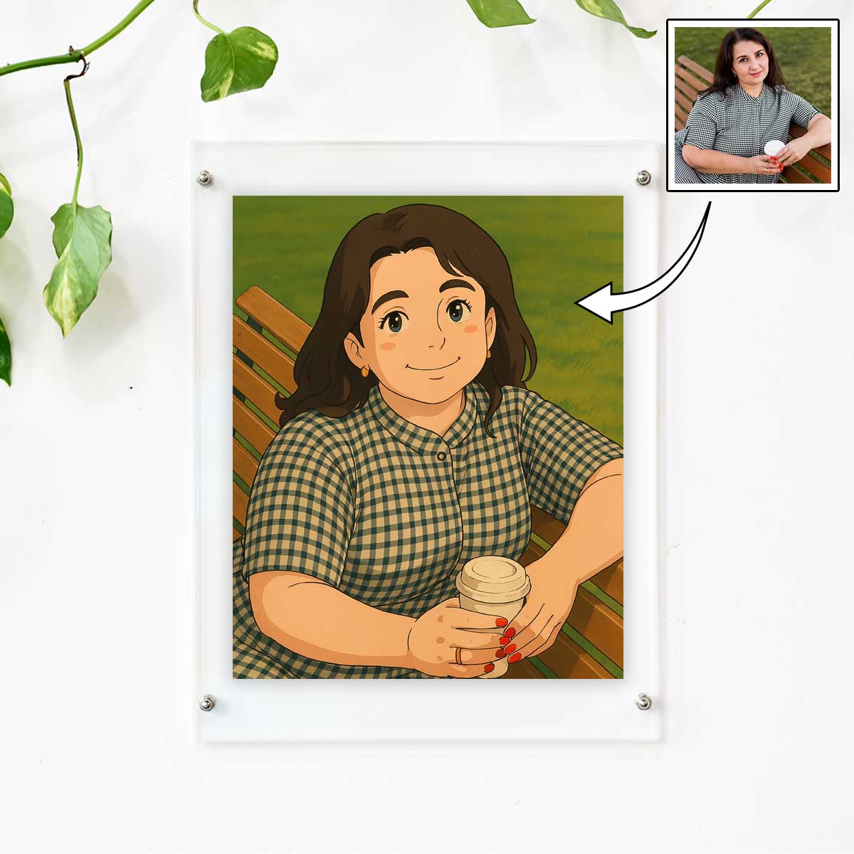 Customized Anime Ghibli Image Poster Gift For Mom, Wife, Sister