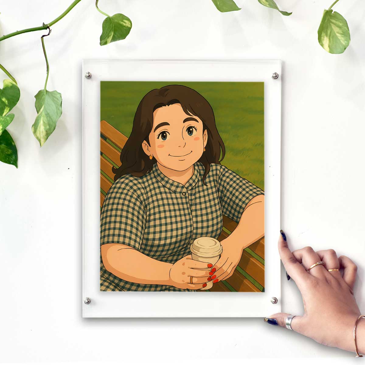 Customized Anime Ghibli Image Poster Gift For Mom, Wife, Sister