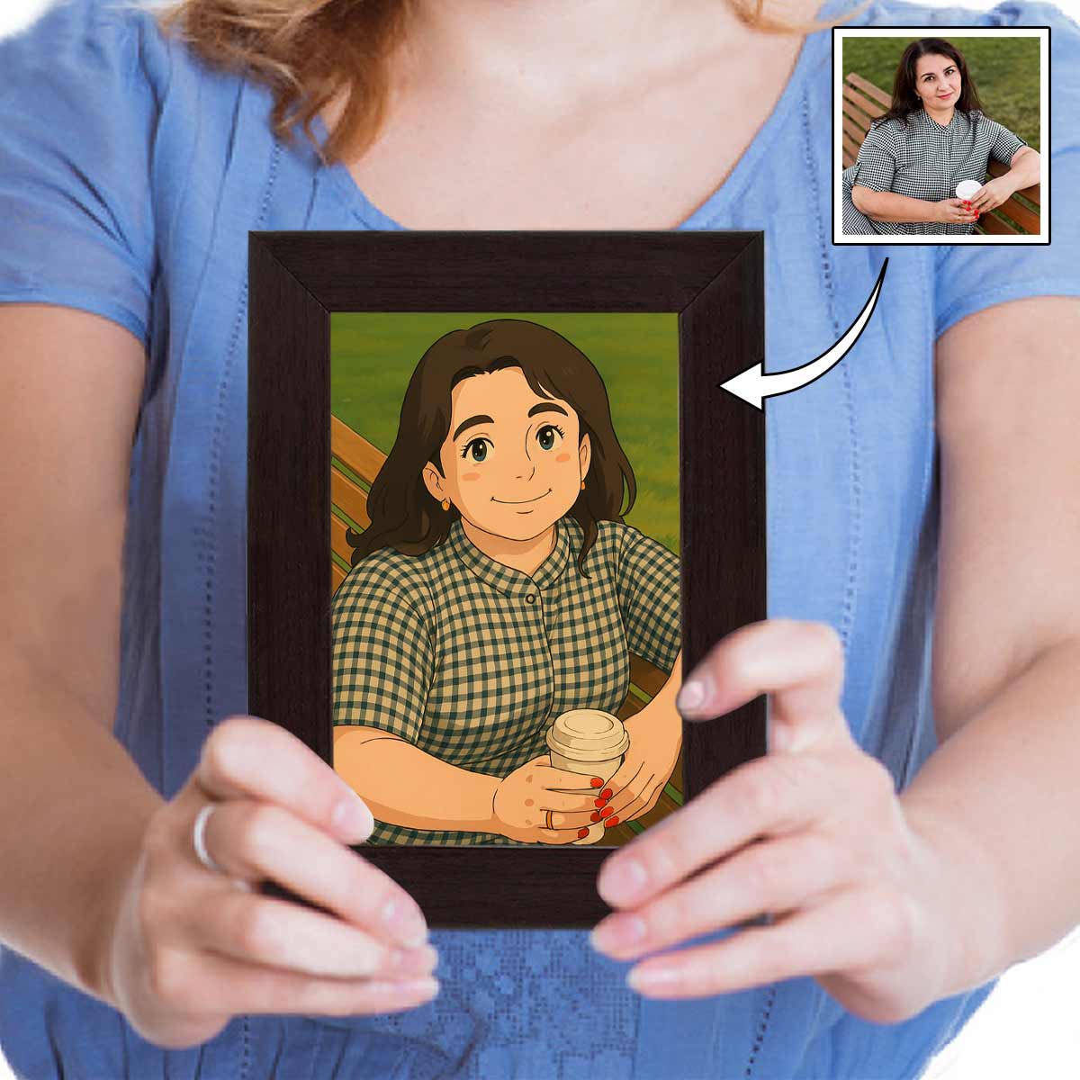 Customized Anime Ghibli Image Poster Gift For Mom, Wife, Sister