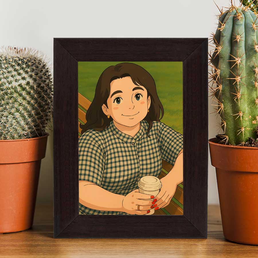 Customized Anime Ghibli Image Poster Gift For Mom, Wife, Sister