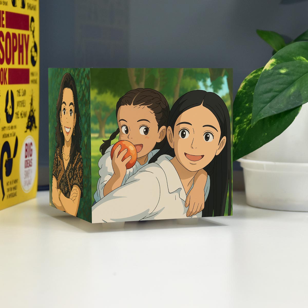 Personalized Anime Ghibli Image Mini Lamp Gift For Mom, Wife, Sister