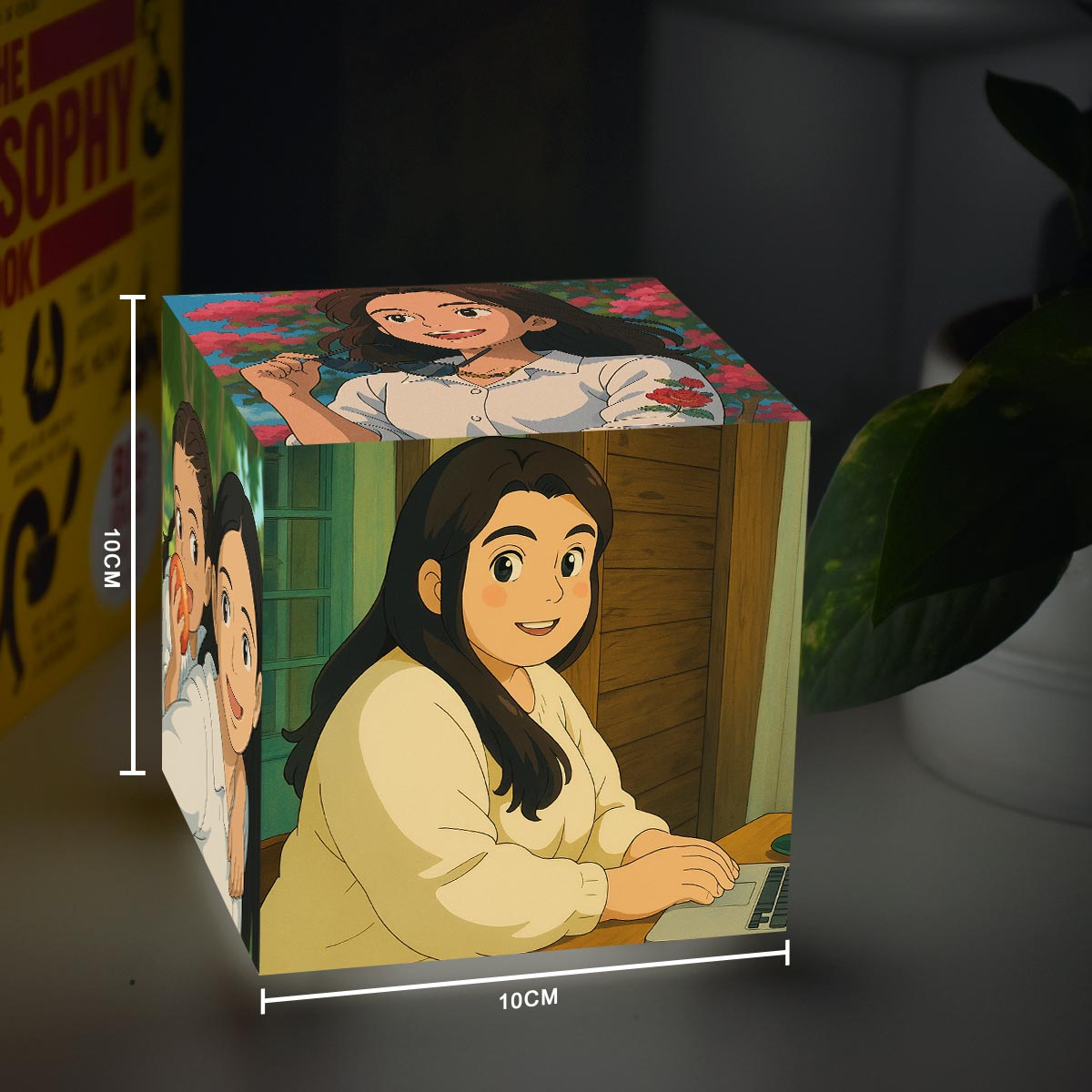 Personalized Anime Ghibli Image Mini Lamp Gift For Mom, Wife, Sister