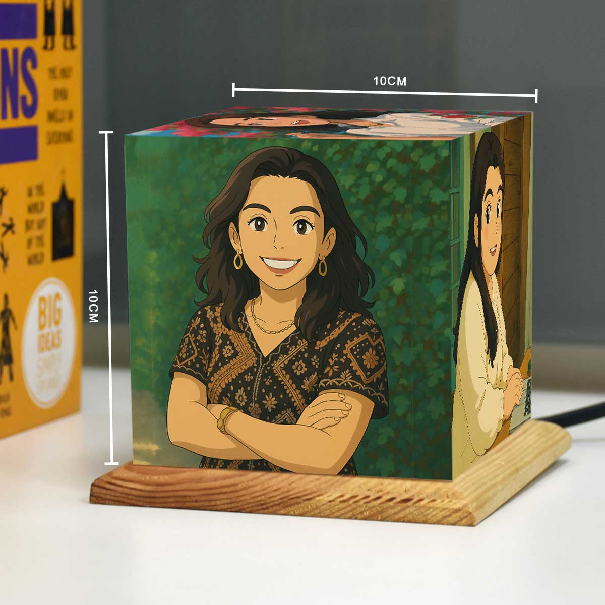 Personalized Anime Ghibli Image Mini Lamp Gift For Mom, Wife, Sister