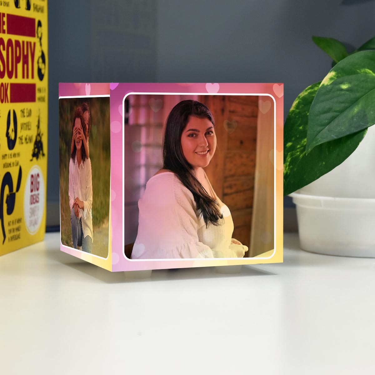 Customized Mom Photo Cube Lamp Gift For Mother's Day