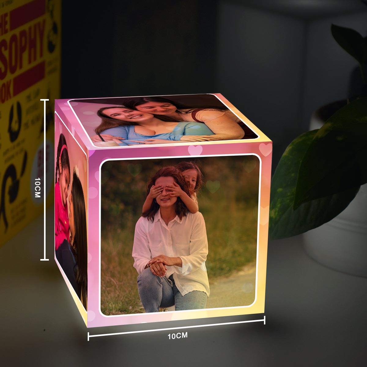 Customized Mom Photo Cube Lamp Gift For Mother's Day