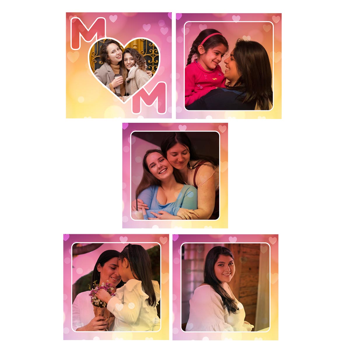Customized Mom Photo Cube Lamp Gift For Mother's Day