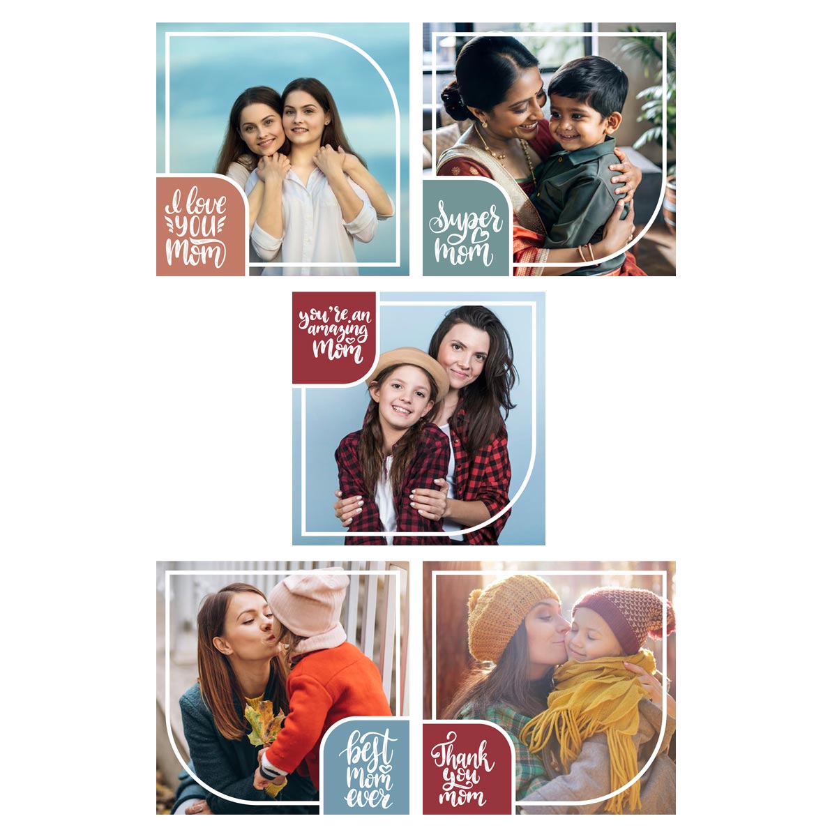 Customized I Love You Mom Photo Cube Lamp For Mother's Day