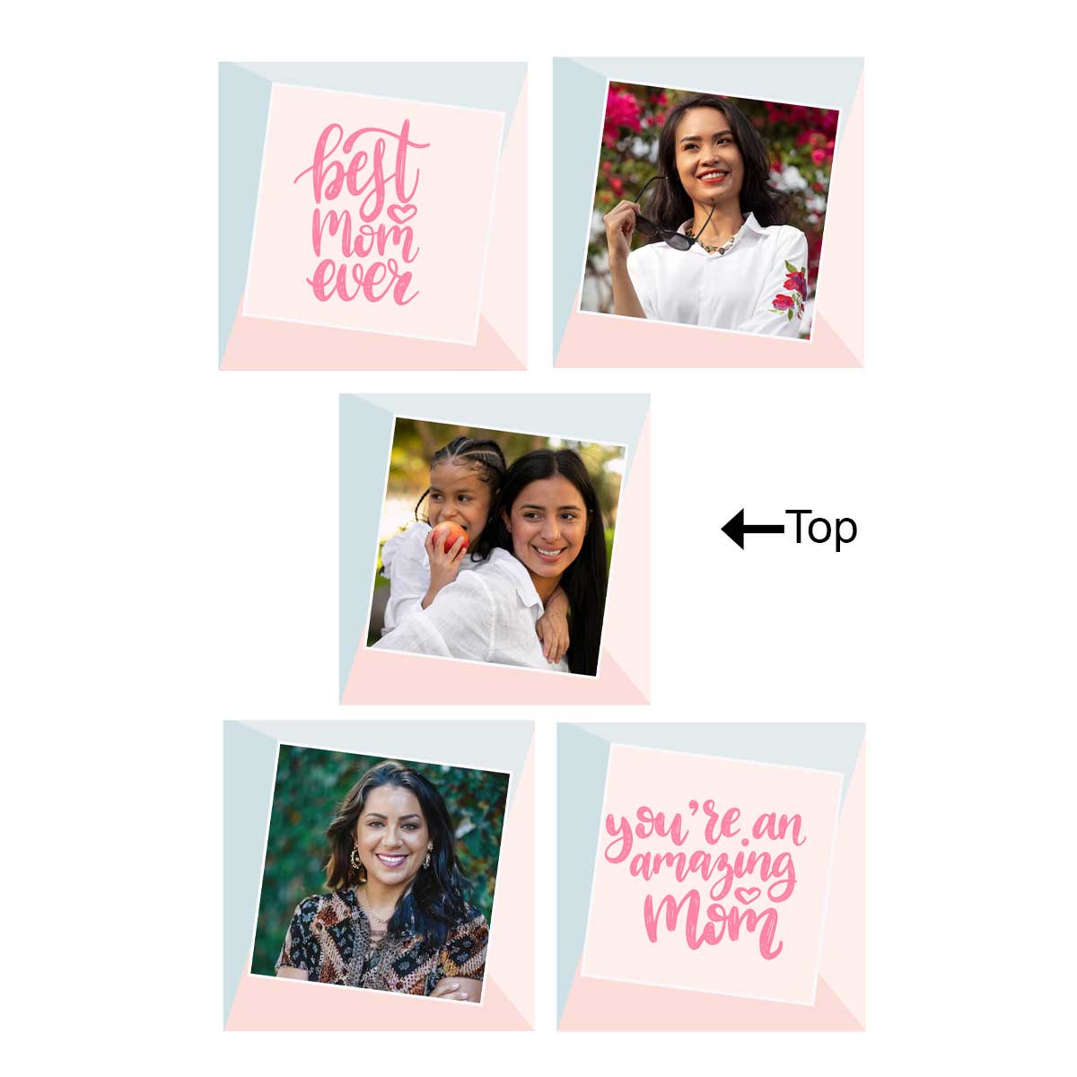 Customized Best Mom Ever Photo Cube Lamp For Mother's Day