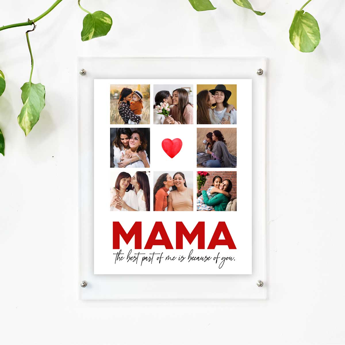 Personalized Mama Poster Frame Gift For Mother's Day