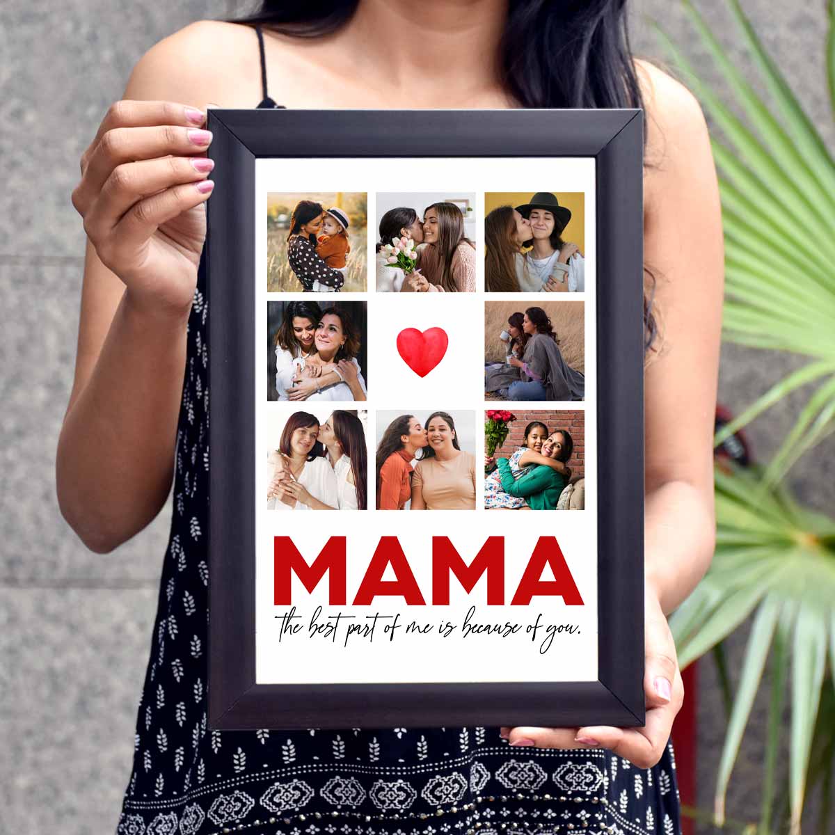 Personalized Mama Poster Frame Gift For Mother's Day