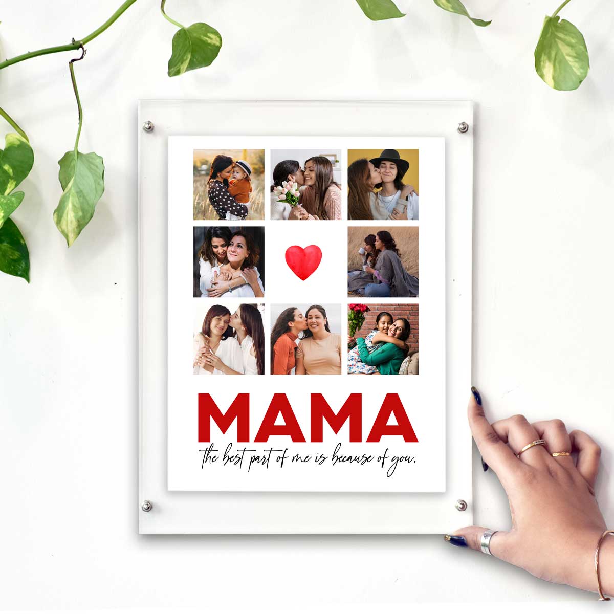 Personalized Mama Poster Frame Gift For Mother's Day