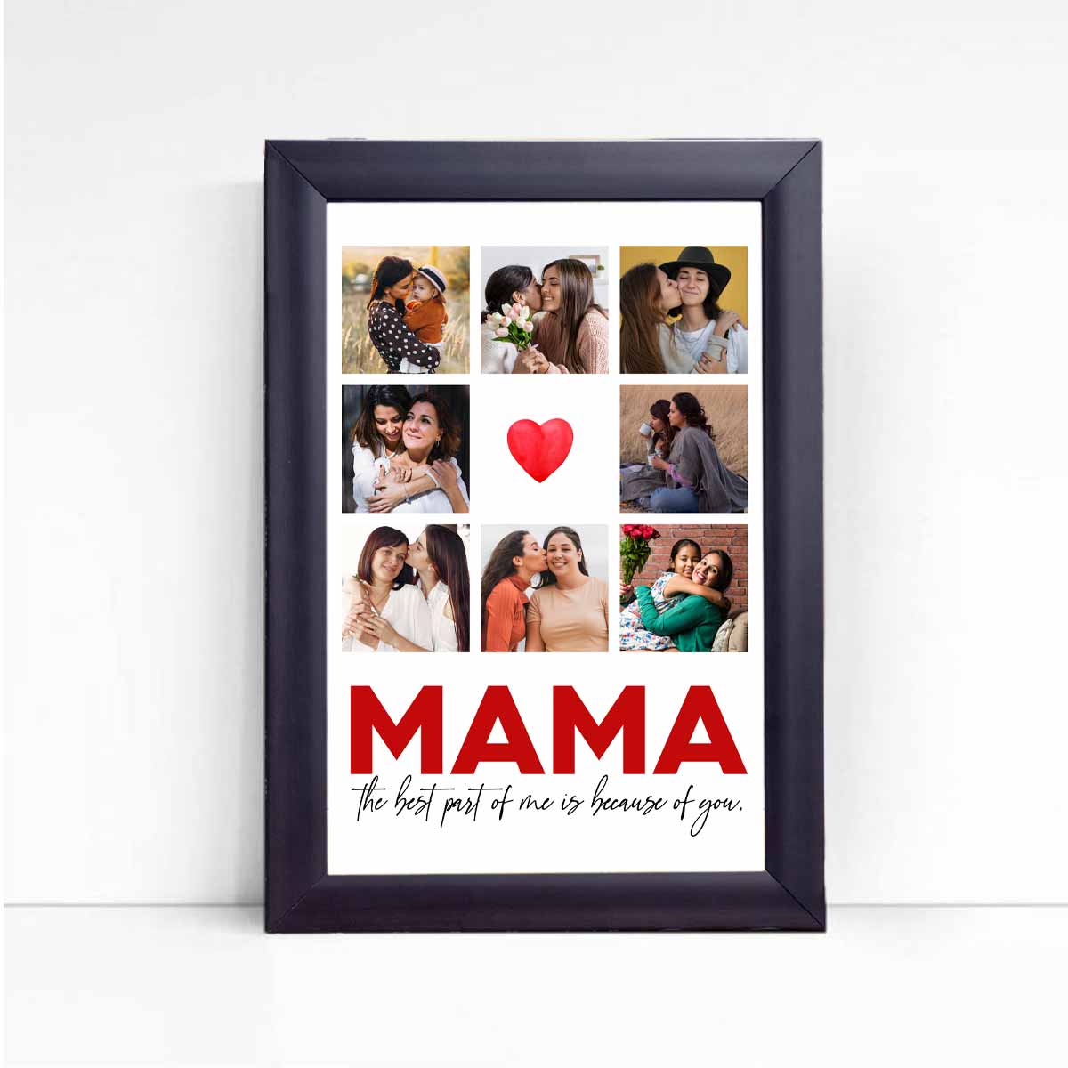 Personalized Mama Poster Frame Gift For Mother's Day