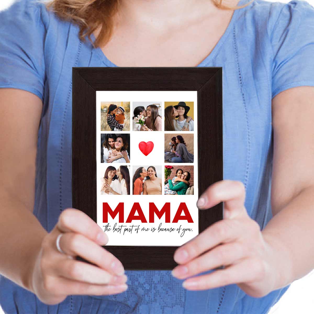 Personalized Mama Poster Frame Gift For Mother's Day