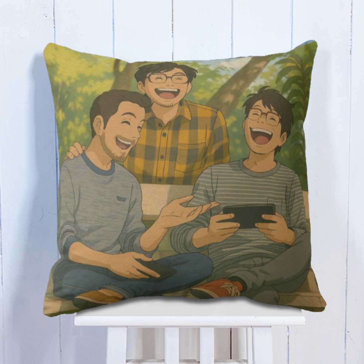 Personalized Anime Ghibli Friendship Cushion Gift For Best Friends