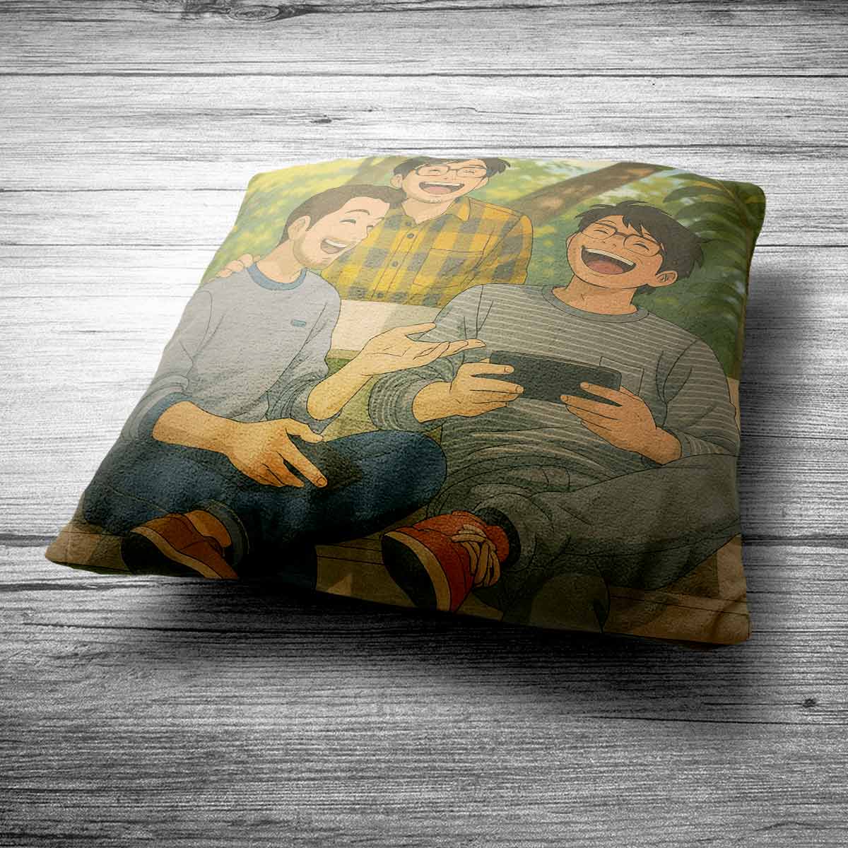 Personalized Anime Ghibli Friendship Cushion Gift For Best Friends