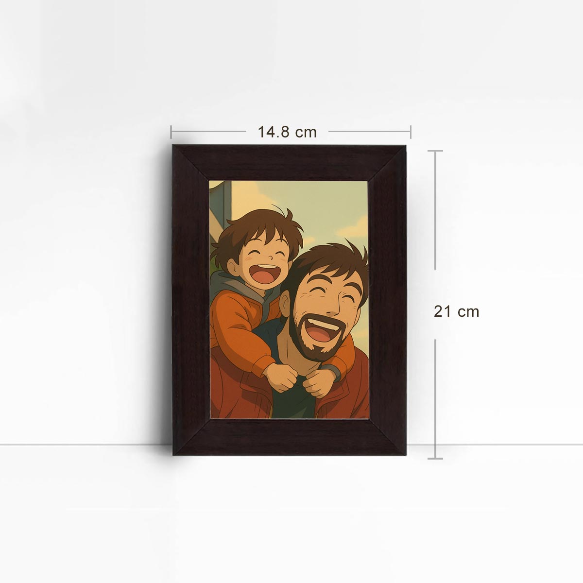 Personalized Anime Ghibli Image Poster Frame Gift For Dad