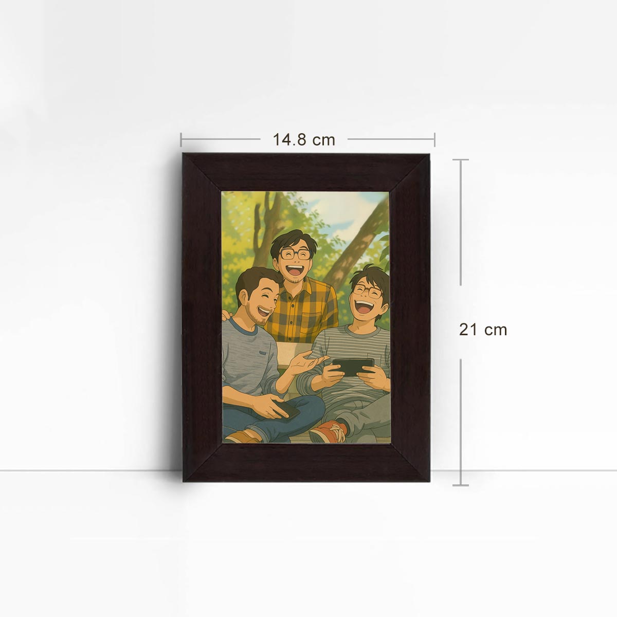 Personalized Anime Ghibli Image Poster Frame Gift for Best Friends