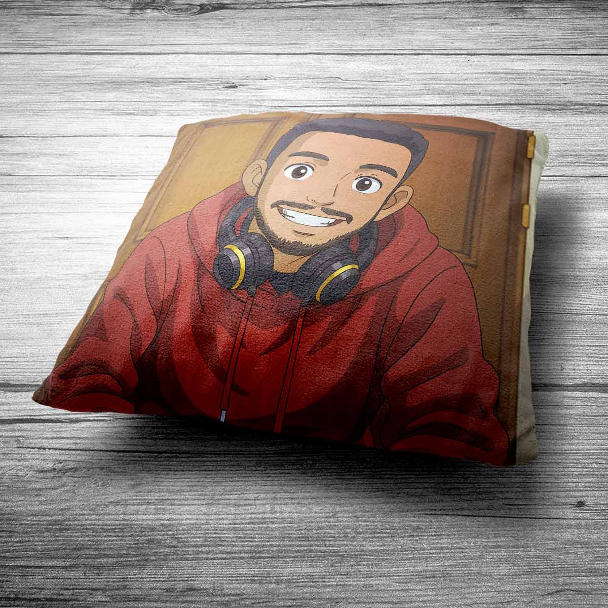 Personalized Anime Ghibli Image Cushion Gift for Men