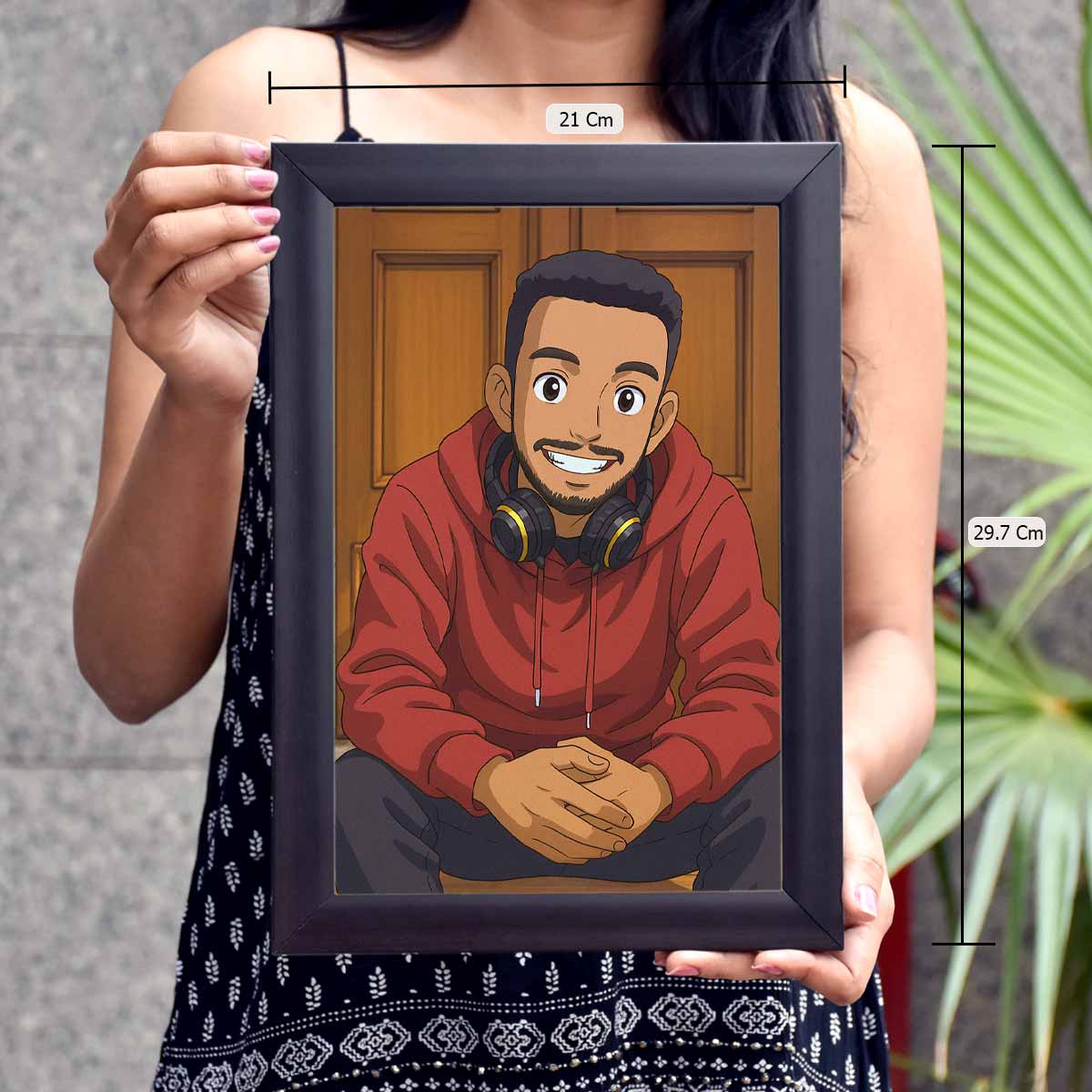 Personalized Anime Ghibli Image Poster Frame Gift for Men