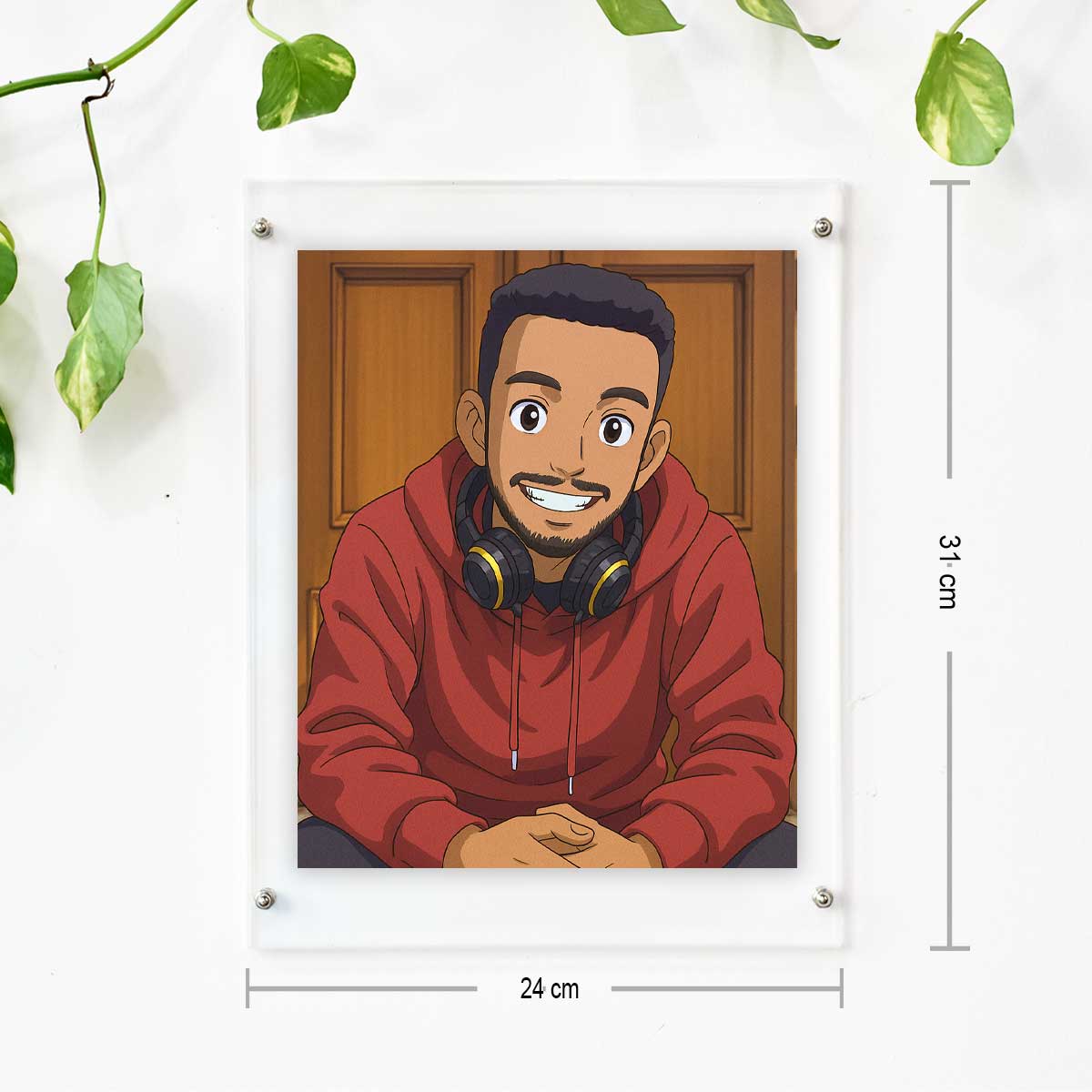 Personalized Anime Ghibli Image Poster Frame Gift for Men