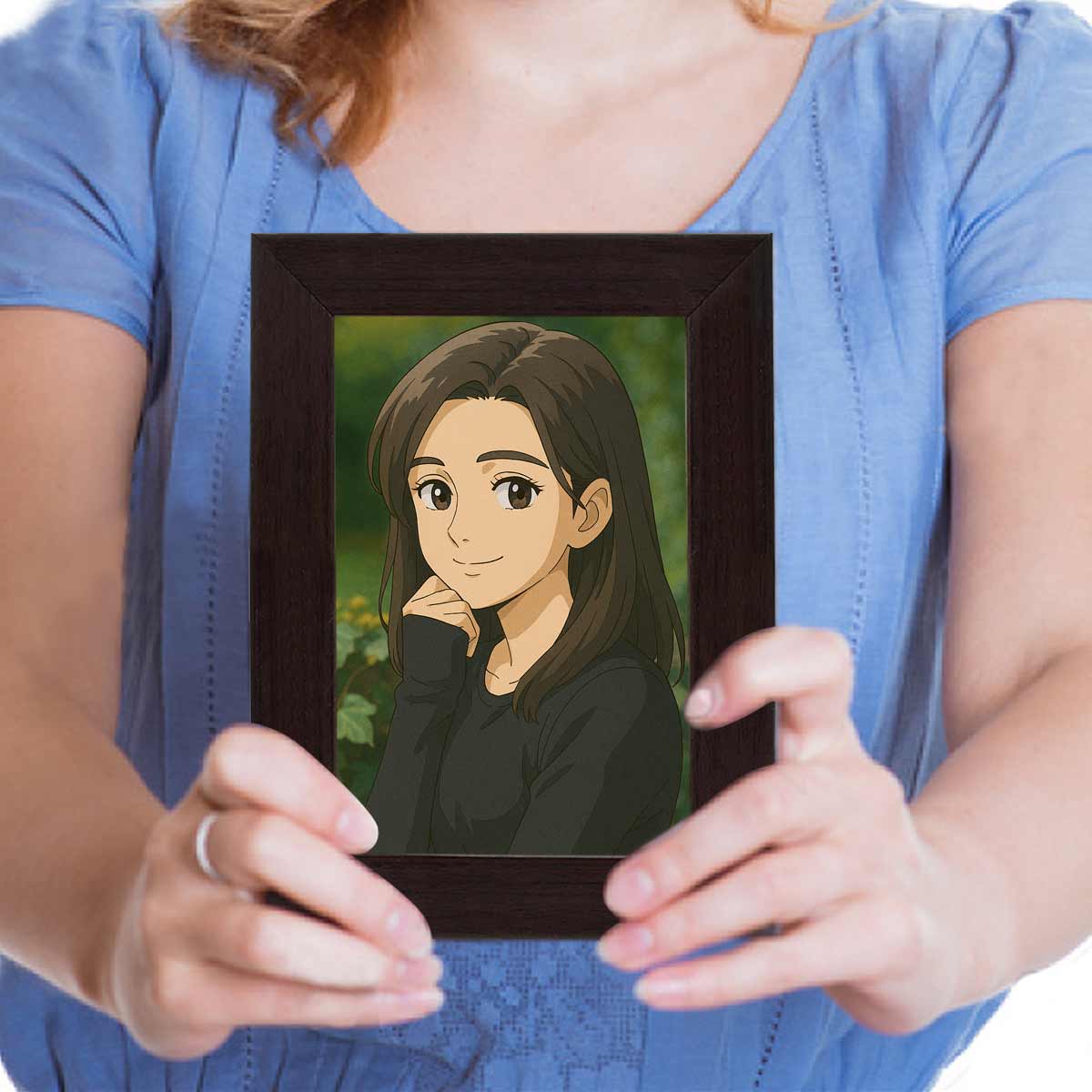 Personalized Anime Ghibli Image Poster Frame Gift for Girls