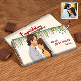 Personalized Abhi To Party Shuru Hui Hai Chocolate Bar For Wedding Congratulations