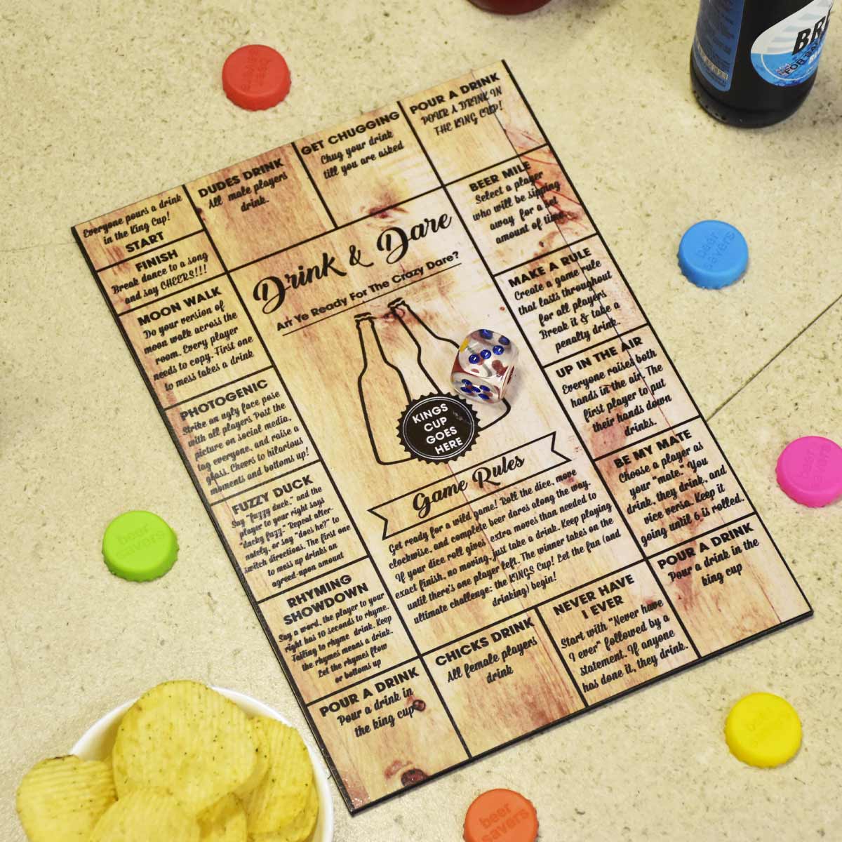 Drink & Dare Board Game Party Gift for Friend