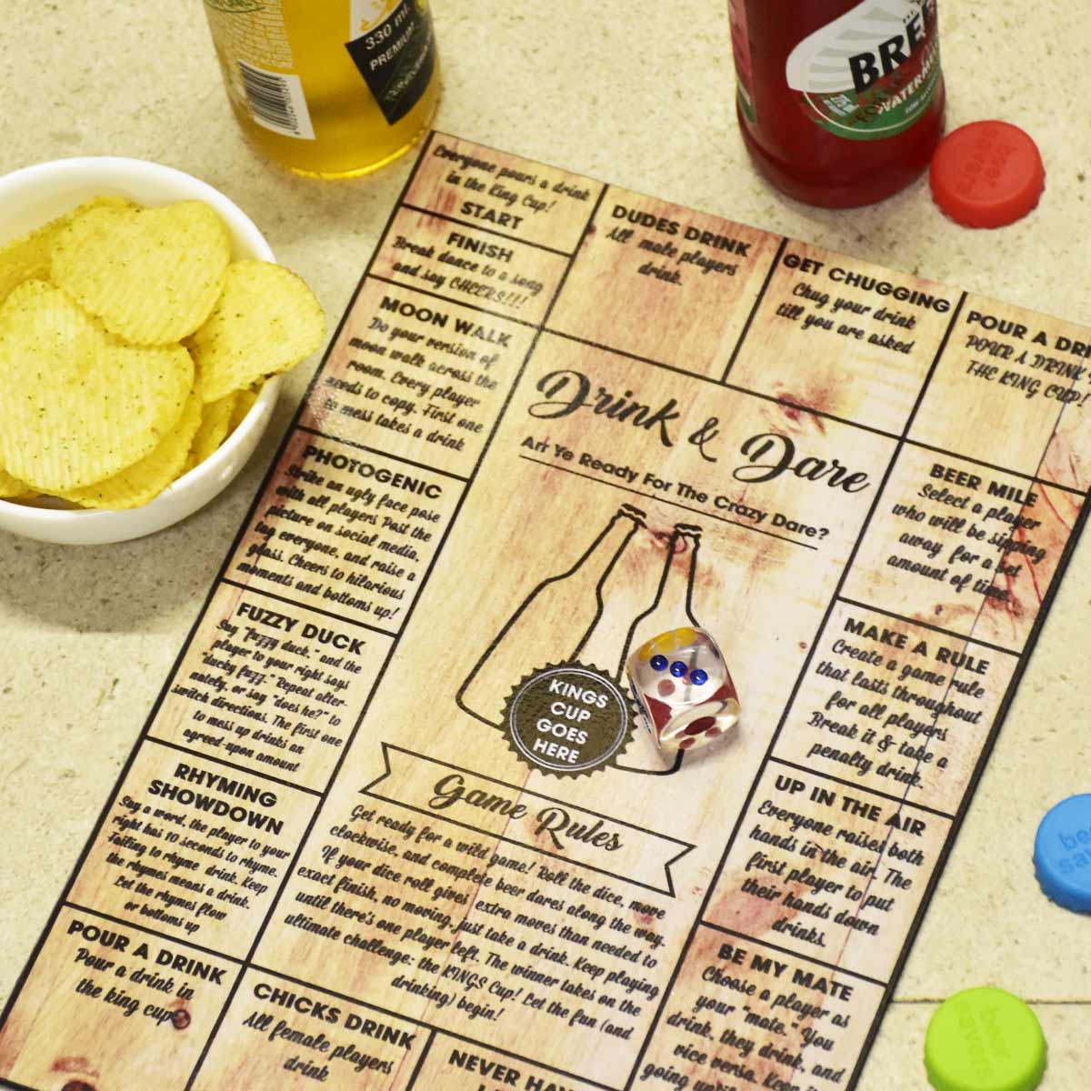 Drink & Dare Board Game Party Gift for Friend