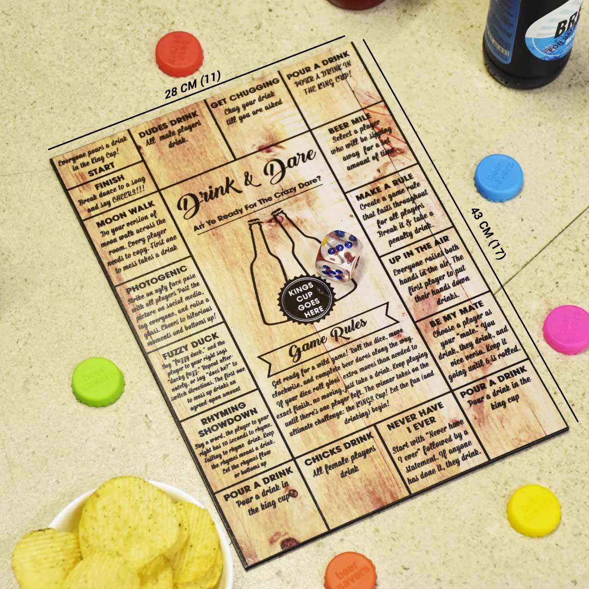 Drink & Dare Board Game Party Gift for Friend