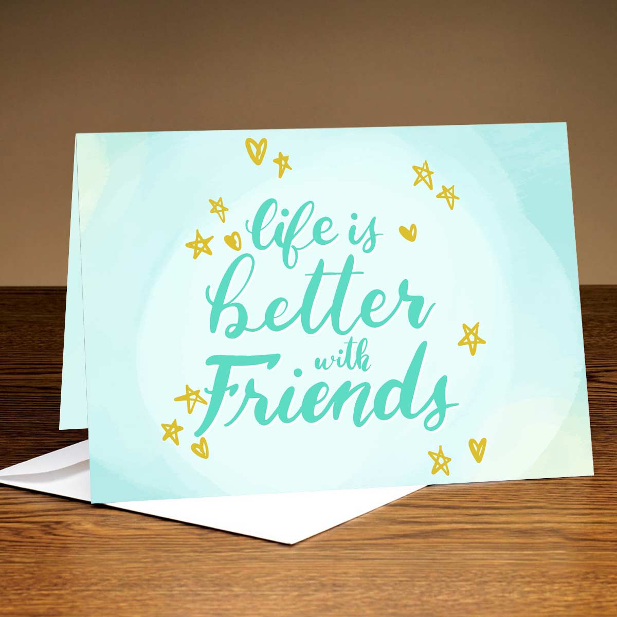 Life is Better with Friends Greeting Cards