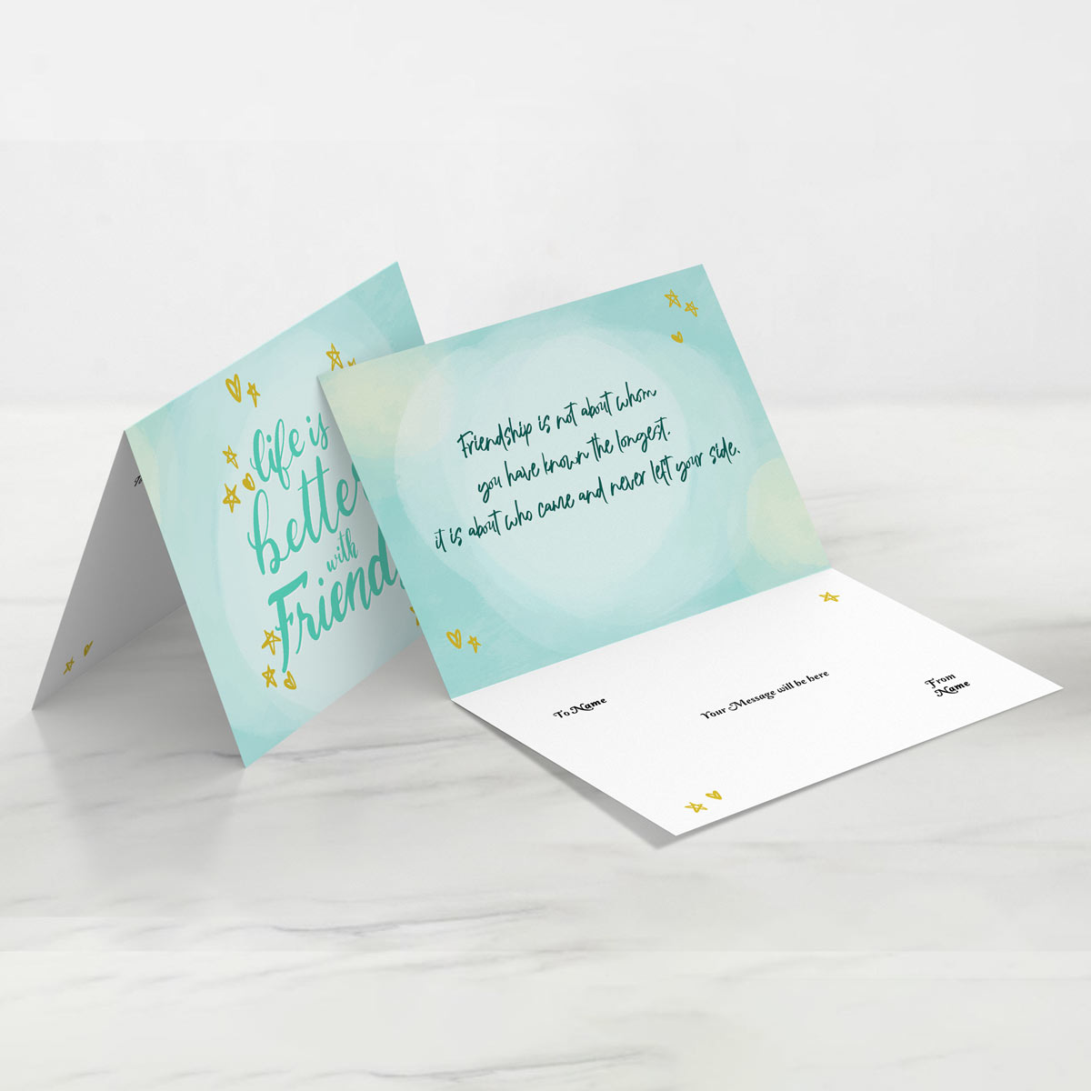 Life is Better with Friends Greeting Cards