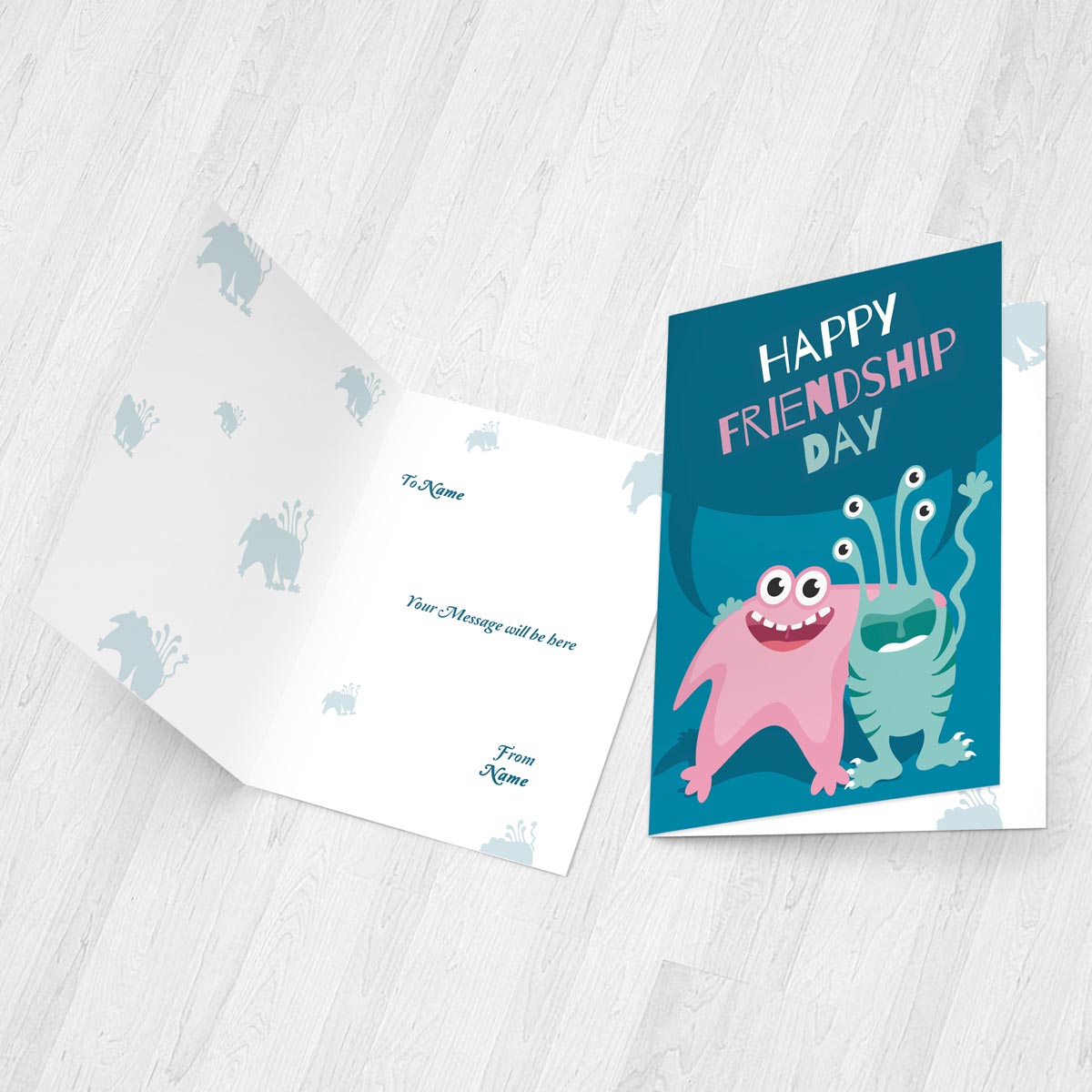 Personalised Happy Friendship Day Card