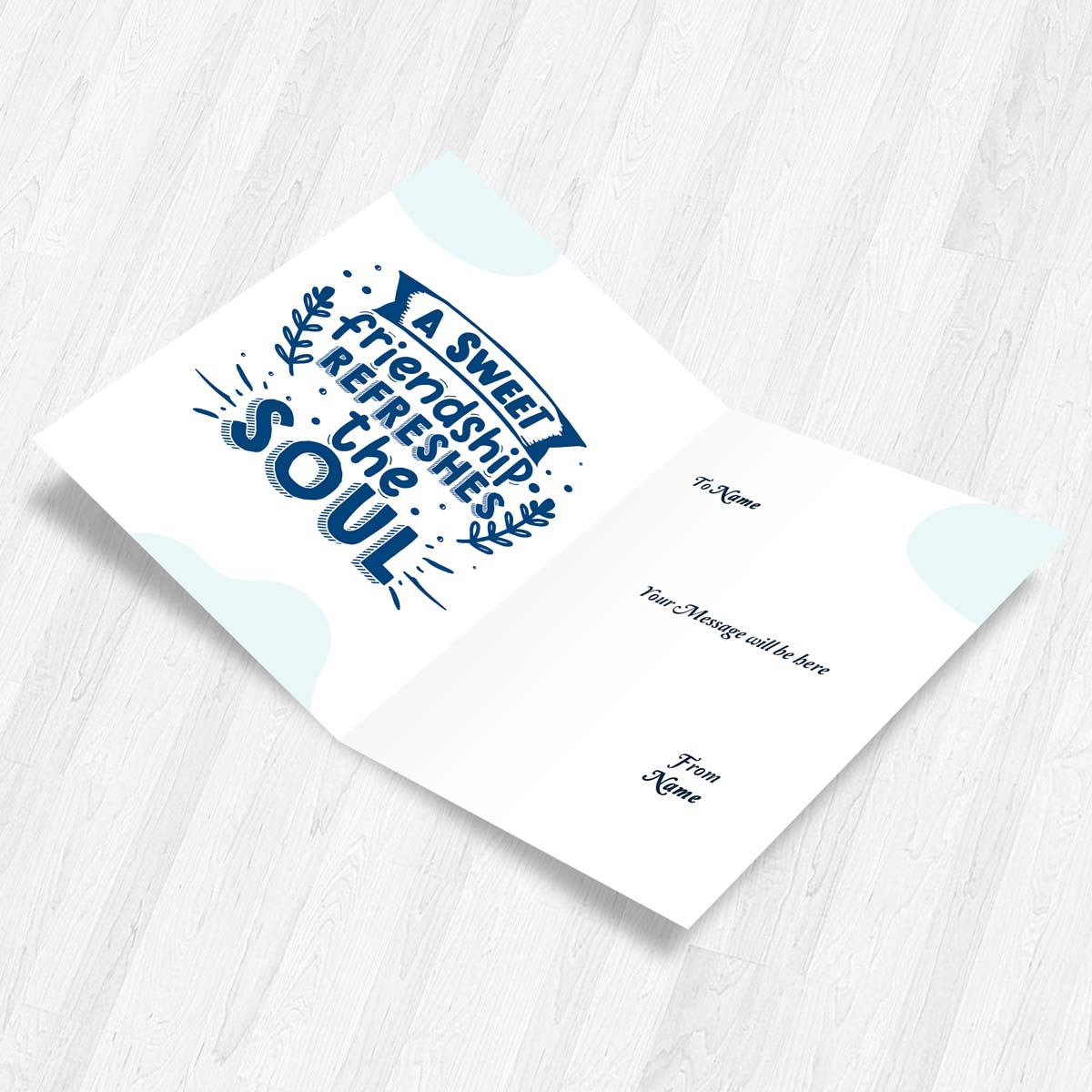 Personalised Amazing Friend Greeting Card