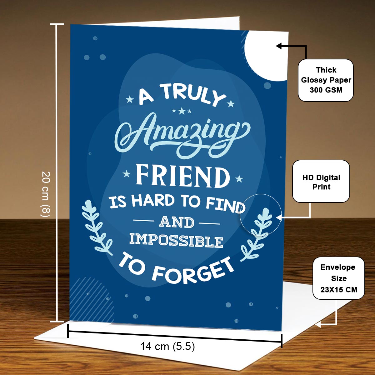 Personalised Amazing Friend Greeting Card
